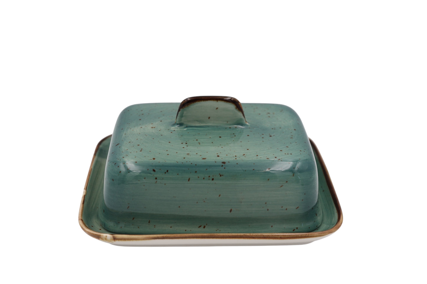 Rustic Ceramic Covered Dish – Handcrafted Look for Bedside or Kitchen Use