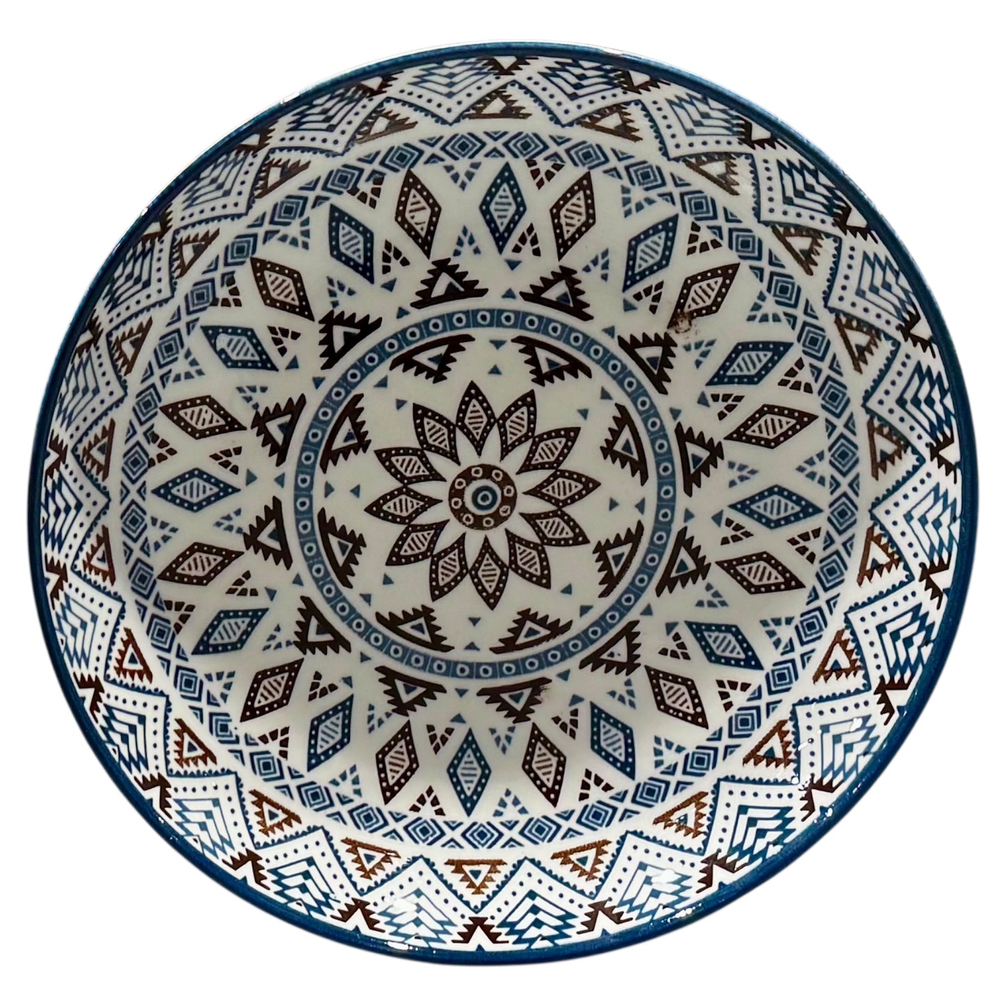 18-Piece Bohemian-Inspired Dinnerware Set for 4 – Includes Plates & Serving Bowls