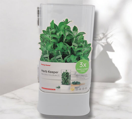 Herb Keeper Container – Fresh Storage for Mint, Tea Herbs & Bedside Wellness